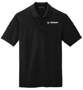 K8000- Uniform Pique Polo - Black